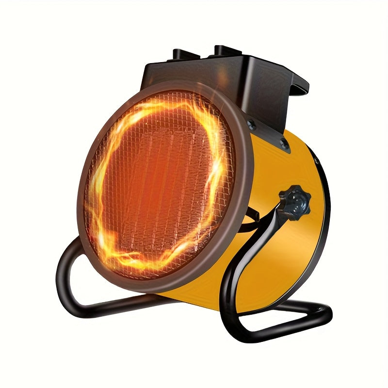 Portable PTC Ceramic Heater with Listed 1500W Heating and Overheat Protection, Black or Yellow Space Heater Options for Manufacturer-Approved Locations