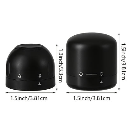 Wine and Champagne Bottle Stoppers in Black with Single Wine Stopper, Two-Pack, Ten-Pack and Set Options for Compatible Bottle Storage and Home Entertaining
