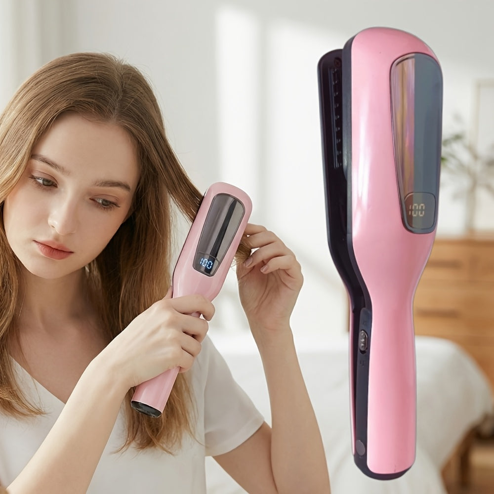 Cordless Split-End Hair Trimmer with Rechargeable Design, Hair-End Cutting Tool in PINK22 or pink33 Option Labels for Personal Grooming and Hair Care Routines