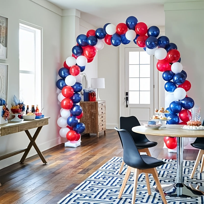 Adjustable Balloon Arch Stand Kit with Listed 21ft Sizing and 10ft x 7.5ft Setup Example for Wedding, Graduation and Holiday Backdrops, Balloons Not Included