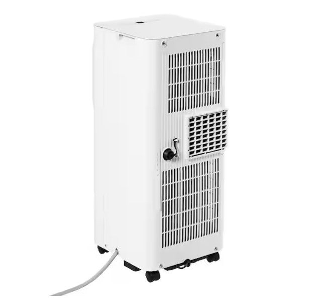Vissani Portable Air Conditioner in White, 115V 3-in-1 Unit with Remote, 24-Hour Timer, Washable Filter and Casters, 5000 or 6000 BTU-Labeled Options