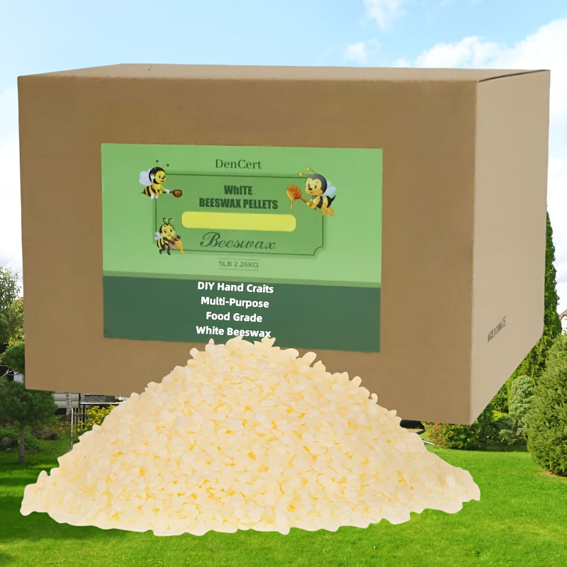 Beeswax Pellets for Candle Making and DIY Crafts, Listed Triple-Filtered Wax Particles in 3LB, 5LB or 10LB Options for Hobby Projects and Soap-Making Supplies