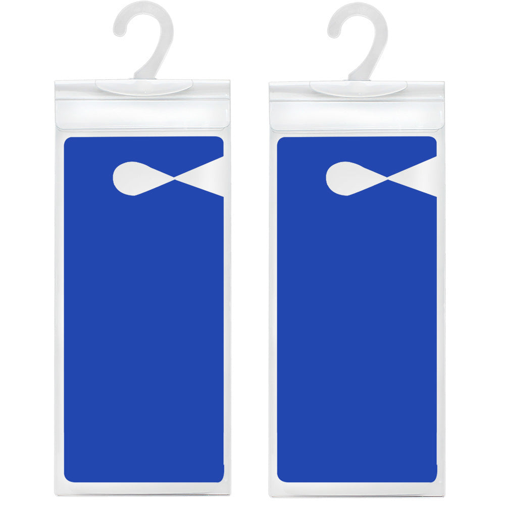 Handicap Placard Holder 2 Pack, Clear Parking Permit Protector with Large Rearview Mirror Hook, Flexible Plastic Sleeve for Car Passes and Tags