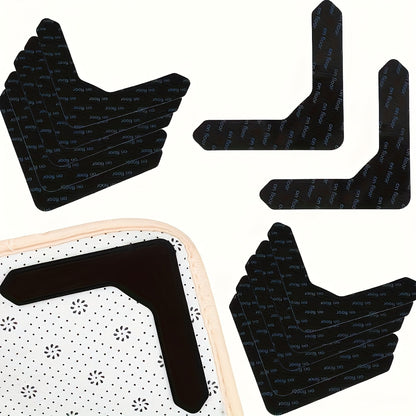 Reusable Carpet Gripper Stickers in 12 or 24 Piece Packs, Washable Adhesive Pads for Compatible Area Rugs, Sofa Cushions and Household Fabric Placement