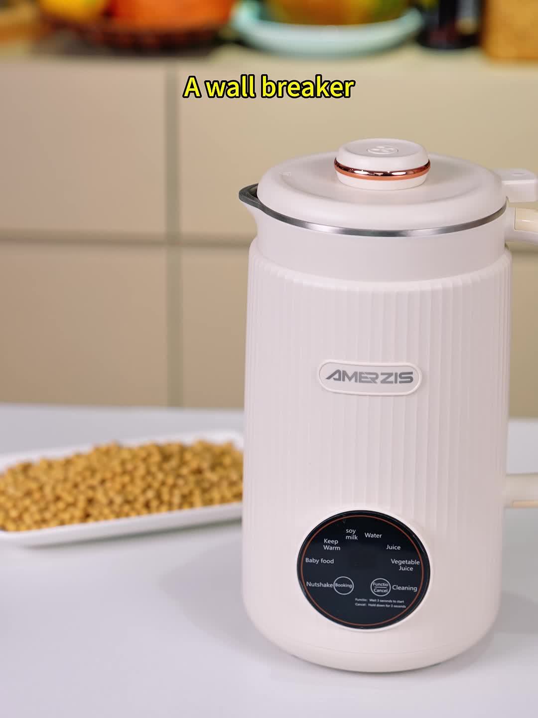 Homemade Nut Milk Maker Machine, Multi-Functional Automatic Plant Milk Blender with One-Touch Operation for Almond, Oat, Soy and Coconut Milk, 27.05 Oz Countertop Blender