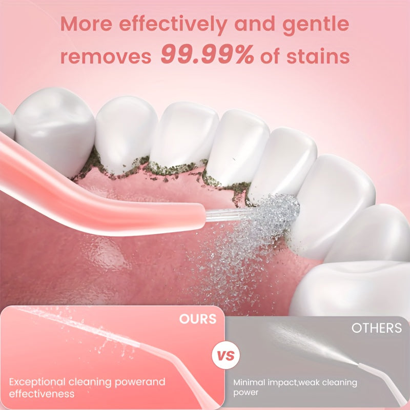 Cordless Water Flosser, Portable Dental Oral Irrigator with 5 Cleaning Modes & 5 Jet Tips, Rechargeable Water Teeth Cleaner for Home and Travel, Gum Care, Christmas Gifts