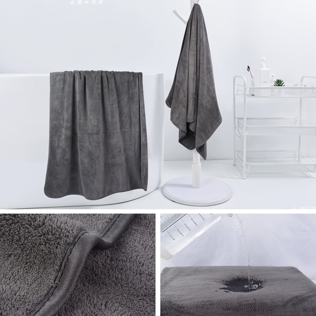 31 x 62 Inch Bath Towels Set of 4, Listed 285 GSM Lightweight Plush Bathroom Towels with Quick-Dry Design and Five Color Choices for Everyday Shower Routines