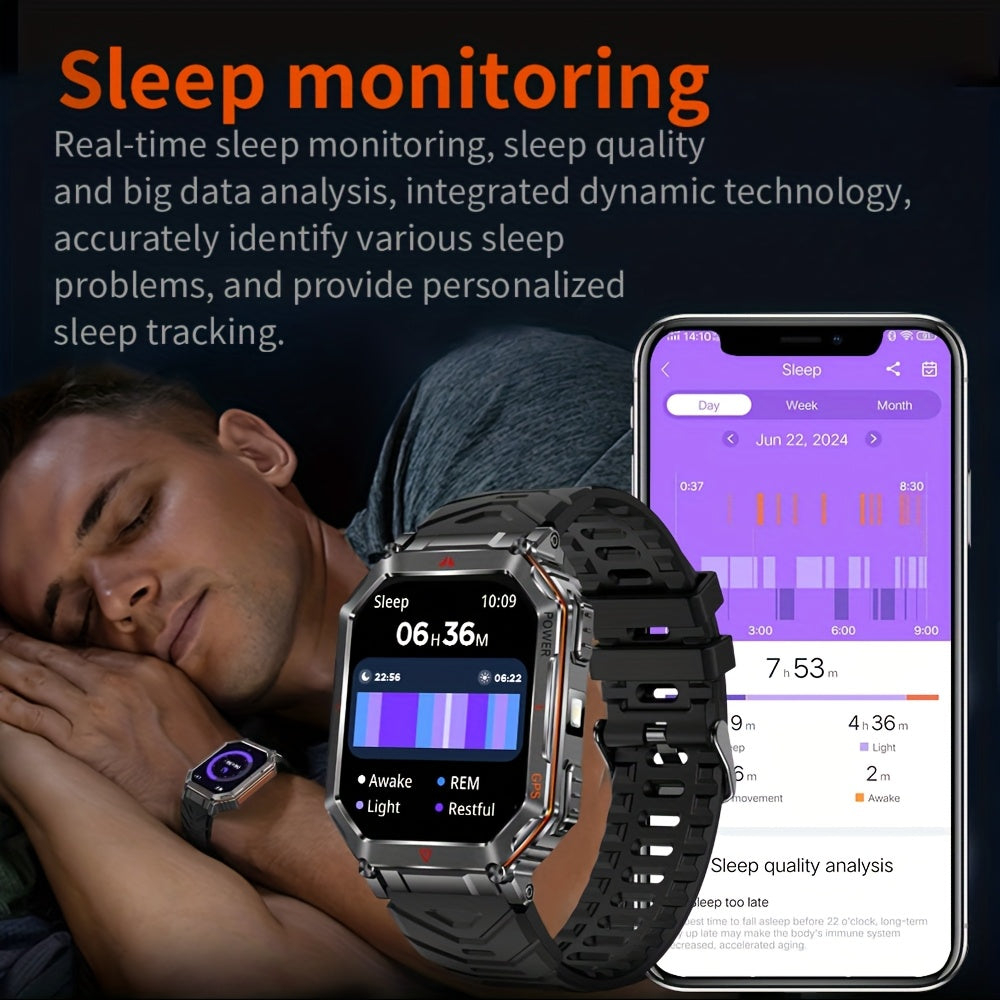 GPS Adventure Smartwatch with All-Metal Body, Listed Altimeter, Barometer and Compass, LED Flashlight, Calling and Message Reminders in Four Style Options