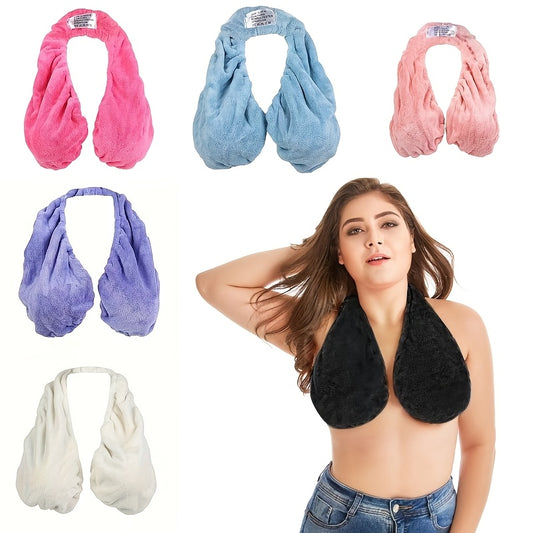 Double-Sided Plush Bath Towel with Listed Absorbent and Breathable Feel, Portable Towel for Beach, Sports and Everyday Indoor Use with Multiple Color Labels