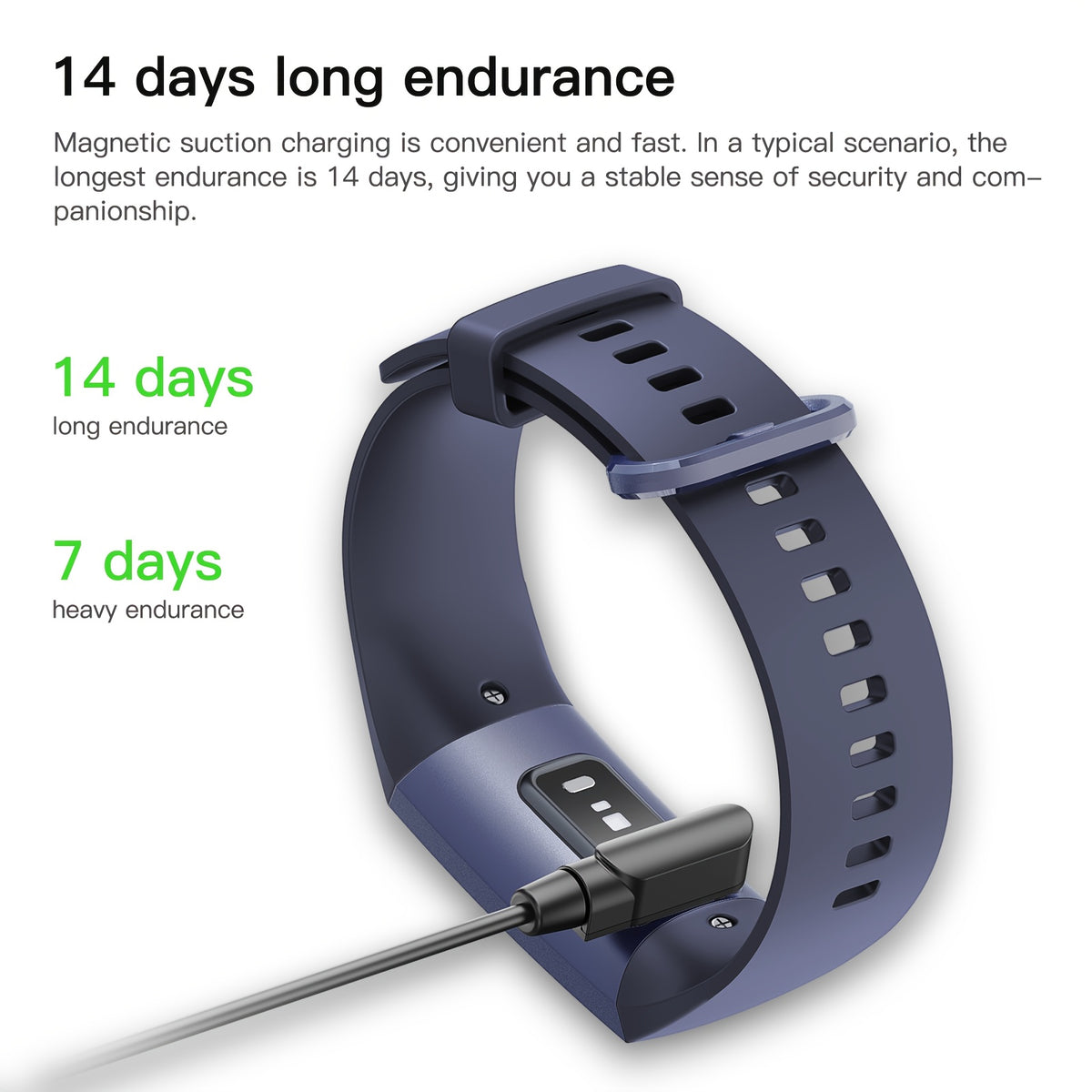 Fitness Tracker Bracelet with 1.1-Inch AMOLED Touch Screen, 25 Sport Modes, Sleep Tracking and Custom Watch Faces for Women and Men