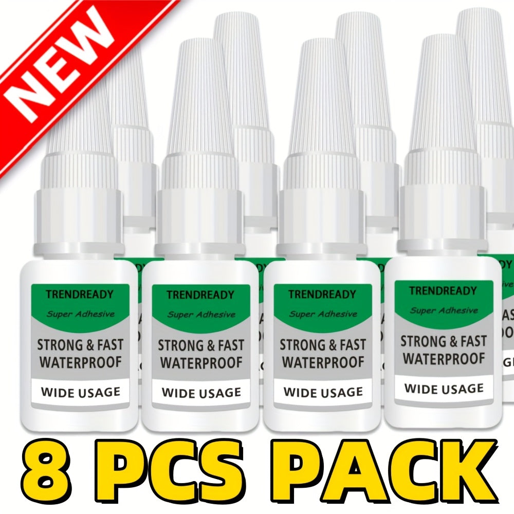 Craft Glue Multipack in Four or Eight-Piece Options for Compatible Ceramic, Wood, Plastic, Leather, PVC and Rhinestone Decoration or DIY Repair Projects