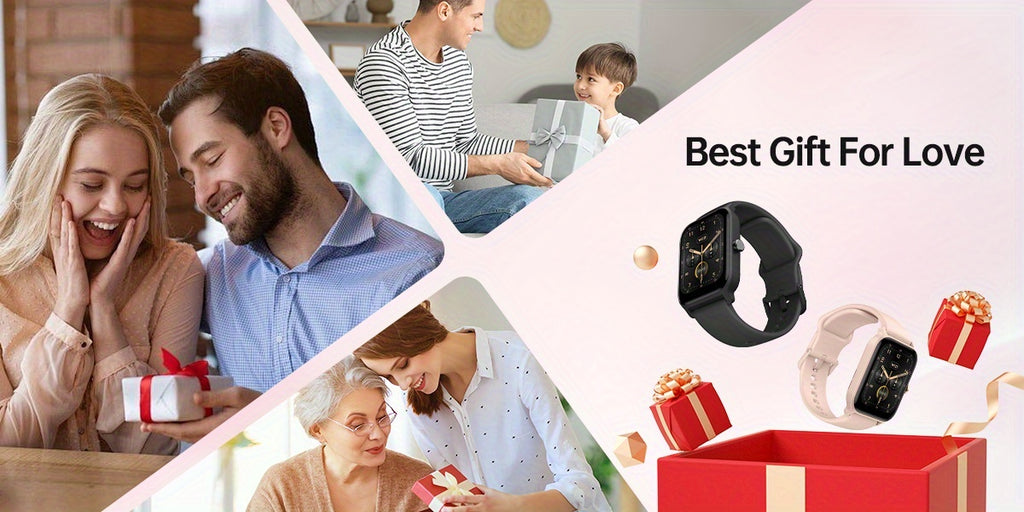 Alexa Smart Watch for Women & Men, 1.8-inch HD Touchscreen Smartwatch with Wireless Calling, 100+ Sports Modes, Fitness & Sleep Tracker, for iPhone Android, Mother's Day Gift