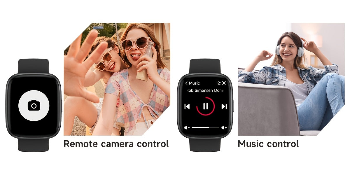 1.83 Inch HD Smart Watch for Men and Women, Wireless Calling Smartwatch with Built-in Alexa, Fitness Activity & Sleep Tracker, 100+ Sport Modes, Multiple Watch Faces, for iPhone Android