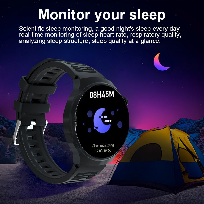 Wireless Calling Smartwatch for Men and Women with Listed 100 Sports Modes and Sleep Monitoring, Black, Silvery, Dark Silvery or Square Screen Options