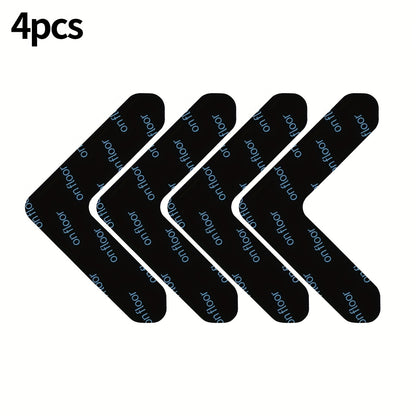 Rug Corner Grippers with Reusable Washable Design, Area Rug Tape in 4, 8, 20 or 30-Piece Packs to Help Hold Compatible Rugs in Place and Flatten Curled Corners