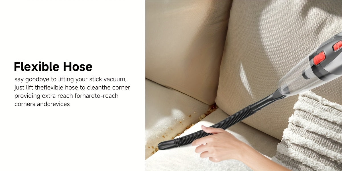 HEPA Stick Vacuum Cleaner for Home, Corded Design with Listed 22ft Cable and 18kPa Suction for Hardwood Floors and Pet Hair, Three Color Options