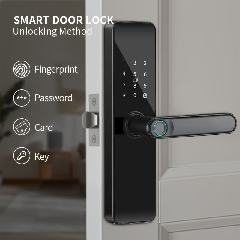 Fingerprint Door Lock with Wide-Angle Camera & Keypad, Biometric Keyless Entry Lock, WiFi Smart Lock with App, for Homes, Rentals, Offices & Hotels, Multiple Models
