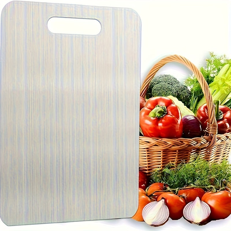Stainless Steel Chopping Board in 1 or 2-Piece Options, Easy-Clean Kitchen Cutting Surface with Listed Space-Saving Design for Home Meal Preparation