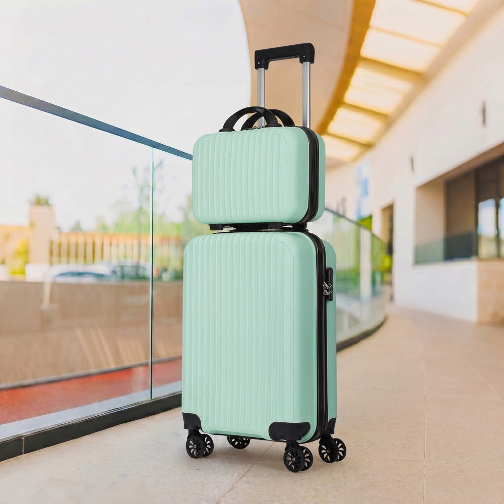 Two-Piece Travel Luggage with Hardside Spinner Suitcase References, Eight Variant Choices and Selected 20-Inch Case Plus Backpack Options for Trip Packing