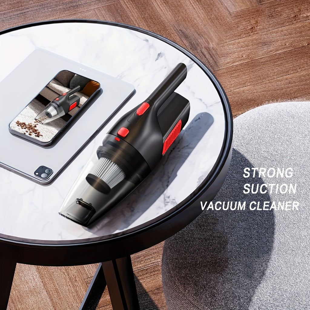 Handheld Car Vacuum Cleaner, 902 Wireless Black or Black Purple Model Options for Home and Office Spot Cleaning, Portable Vacuum for Everyday Cleanup