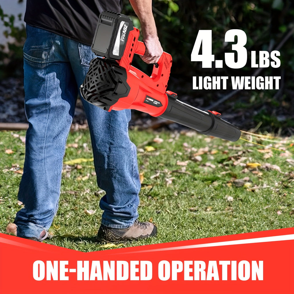 Mini Cordless Leaf Blower with One Listed 2000mAh Battery, Handheld Yard Cleanup Tool with Source 160MPH Claim and Charger Wording for Lawn and Patio Tasks