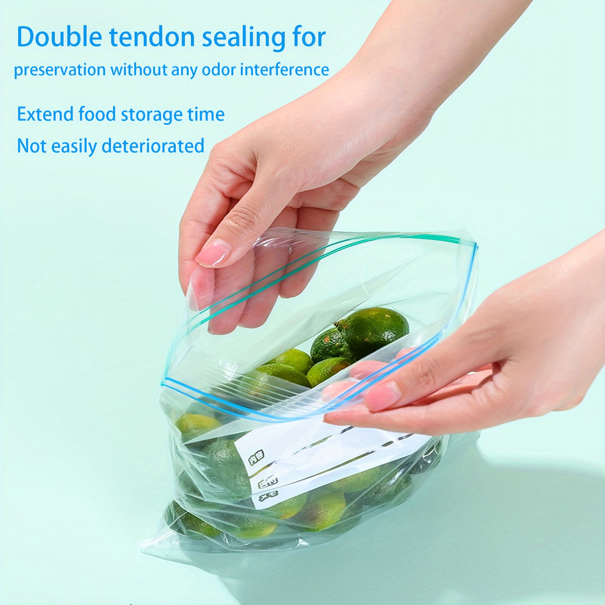 Reusable Storage Bags 85-Pack in Three Sizes with Double-Layer Seal Design, Resealable Pouches for Organizing Compatible Dry Goods and Small Travel Items