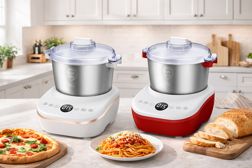 1.85gal(7.3QT)Electric Dough Mixer with Ferment Function, Bread Maker Machine, Dough Maker Machine with 304 Stainless Steel Bowl, Microcomputer Timing, Household Flour Kneading Machine for Pizza Bread, Christmas Gift