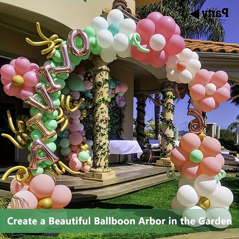Garden Arbor Arch for Climbing Plants, Metal Wedding Trellis with Two Assembly Size Configurations, White or Black with Base and Black without Base Options