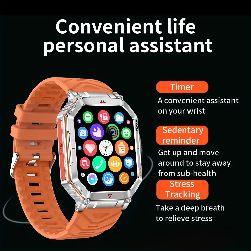 GPS Adventure Smartwatch with All-Metal Body, Listed Altimeter, Barometer and Compass, LED Flashlight, Calling and Message Reminders in Four Style Options
