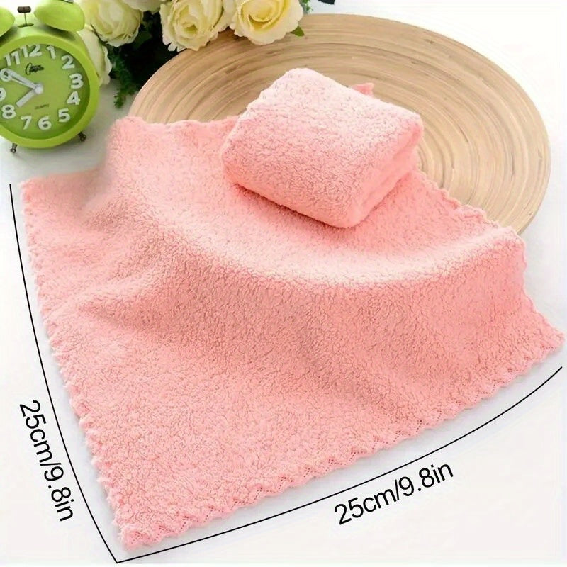 Multipurpose Cleaning Towels 40-Pack, Washable Reusable Cloths in Random Mixed Colors for Kitchen Cleanup, Garden Tasks and Commercial Cleaning Supplies