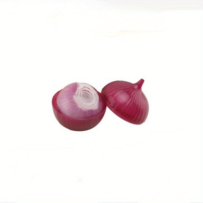 Purple Onion Saver Container, Single Vegetable-Shaped Refrigerator Storage Box for Onion Organization, Home Kitchen Meal Prep and Restaurant Storage Planning