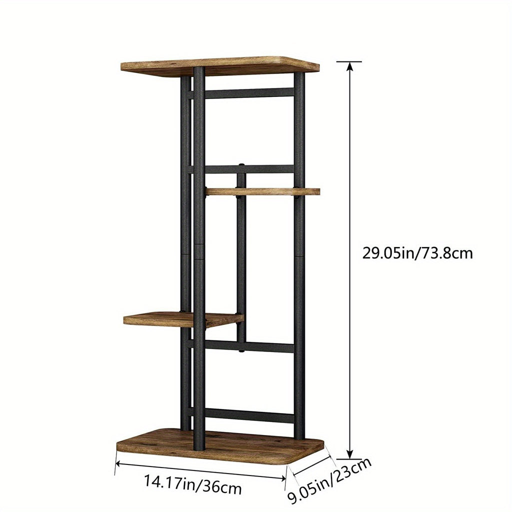 Indoor Plant Shelf for Multiple Plants, Decorative Plant Display Stand for Living Room Corners, Balcony Arrangements and Home Garden Pot Organization