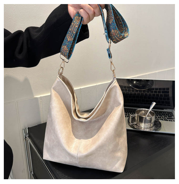 Bohemian Hobo Crossbody Bag for Women with Geometric Strap and Hamsa Hand/Evil Eye Pendant, Large-Capacity Retro Shoulder Handbag in 11 Colors