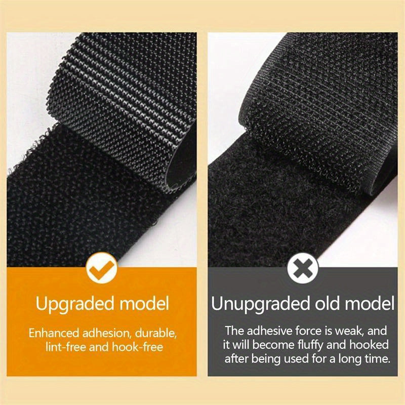 Adhesive Hook-and-Loop Fastener Patches in Round, Square or Rectangle Shapes, Nylon and Polyester Pair Packs for Compatible Carpet and Household Fabric Projects