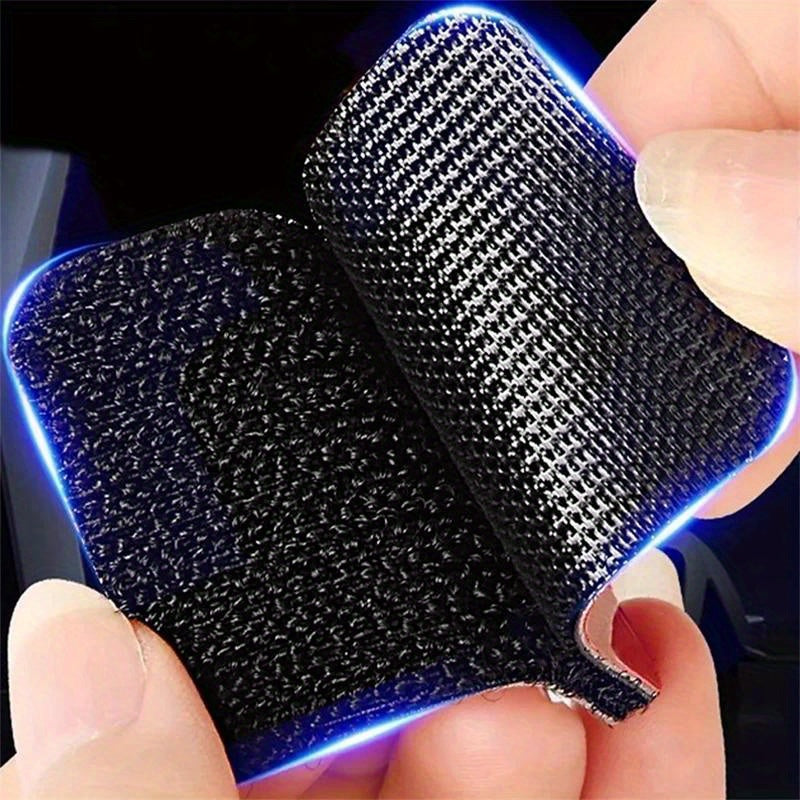 Adhesive Hook-and-Loop Fastener Patches in Round, Square or Rectangle Shapes, Nylon and Polyester Pair Packs for Compatible Carpet and Household Fabric Projects