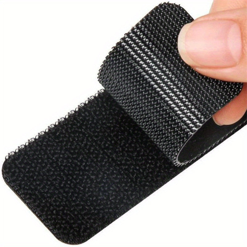 Adhesive Hook-and-Loop Fastener Patches in Round, Square or Rectangle Shapes, Nylon and Polyester Pair Packs for Compatible Carpet and Household Fabric Projects