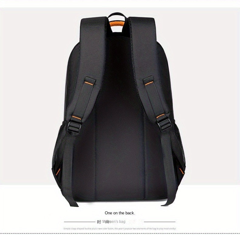 Business Laptop Backpack for Men and Women, Large-Capacity Everyday Bag in Green, Blue, Black or Tangerine for Work Commuting, Travel and Sports