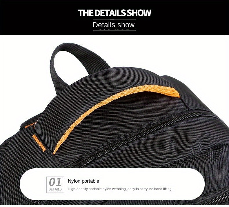 Business Laptop Backpack for Men and Women, Large-Capacity Everyday Bag in Green, Blue, Black or Tangerine for Work Commuting, Travel and Sports