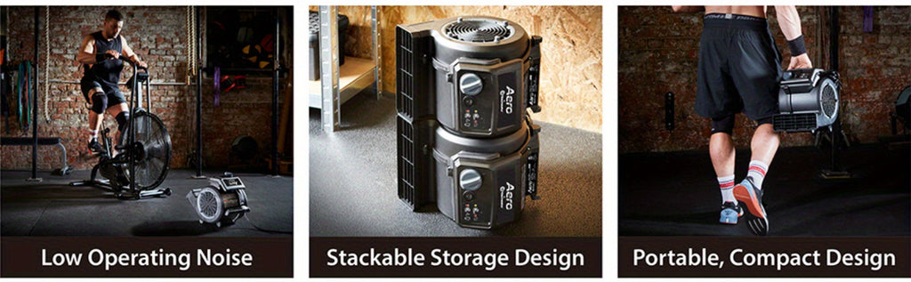 Portable Air Mover 490 CFM for Floor and Carpet Drying, Air Circulation and Cooling with Black Remote-Control or Red Manual-Control Model Options