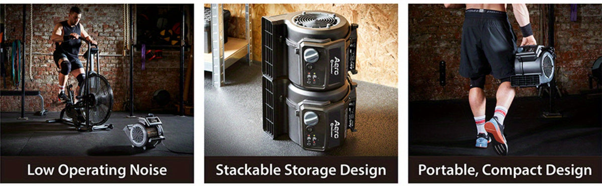 Portable Air Mover 490 CFM for Floor and Carpet Drying, Air Circulation and Cooling with Black Remote-Control or Red Manual-Control Model Options