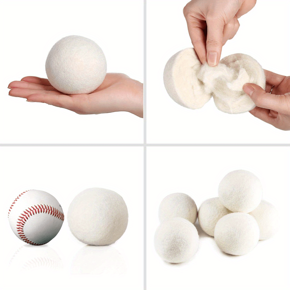 Laundry Drying Balls Set of 6, Fabric Softener Alternative for Compatible Clothes Drying Routines, Shirts, Pants and Everyday Household Fabric Care