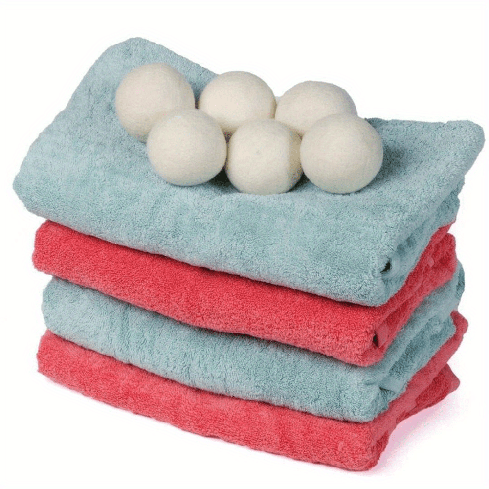 Laundry Drying Balls Set of 6, Fabric Softener Alternative for Compatible Clothes Drying Routines, Shirts, Pants and Everyday Household Fabric Care