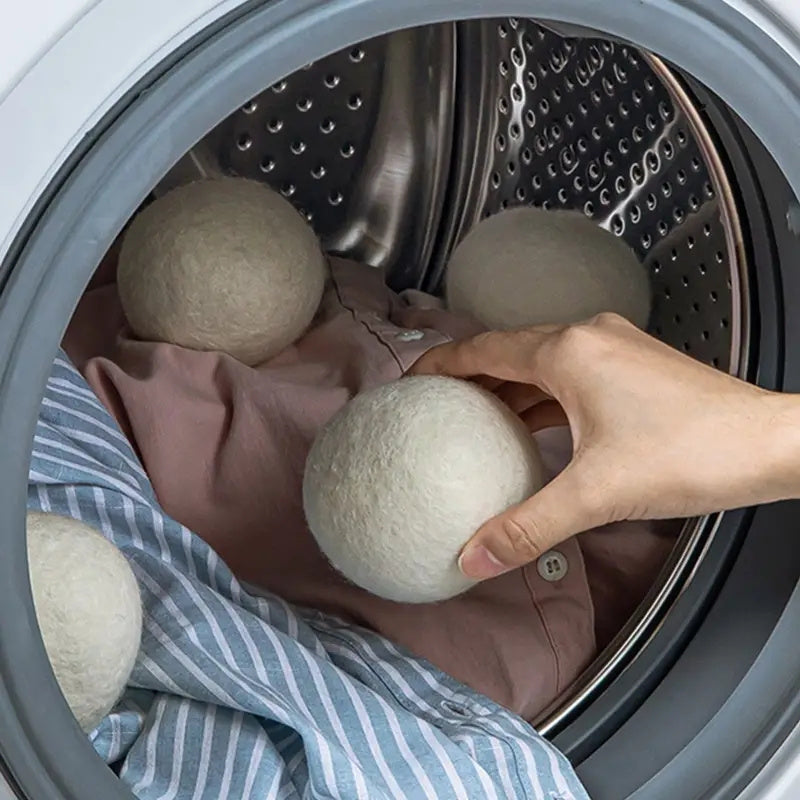 Laundry Drying Balls Set of 6, Fabric Softener Alternative for Compatible Clothes Drying Routines, Shirts, Pants and Everyday Household Fabric Care
