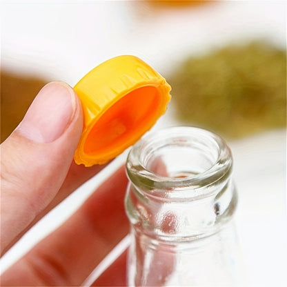 Reusable Silicone Bottle Caps Set of 6, Colorful Bottle Covers for Compatible Wine, Beer and Vinegar Bottles, Practical Kitchen Beverage Storage Accessories