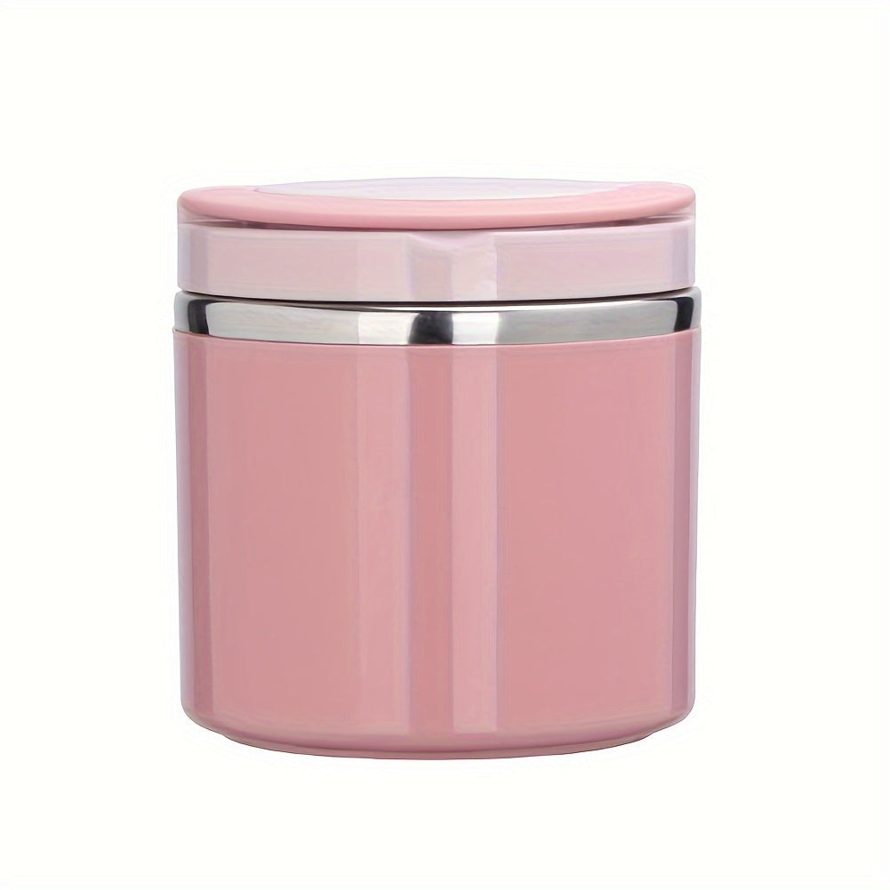 Stainless Steel Lunch Box with Handle, 630ml Green or Blue Bento Container with Listed Stackable Design for Office Meals, School Lunches and Picnic Packing