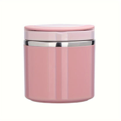 Stainless Steel Lunch Box with Handle, 630ml Green or Blue Bento Container with Listed Stackable Design for Office Meals, School Lunches and Picnic Packing