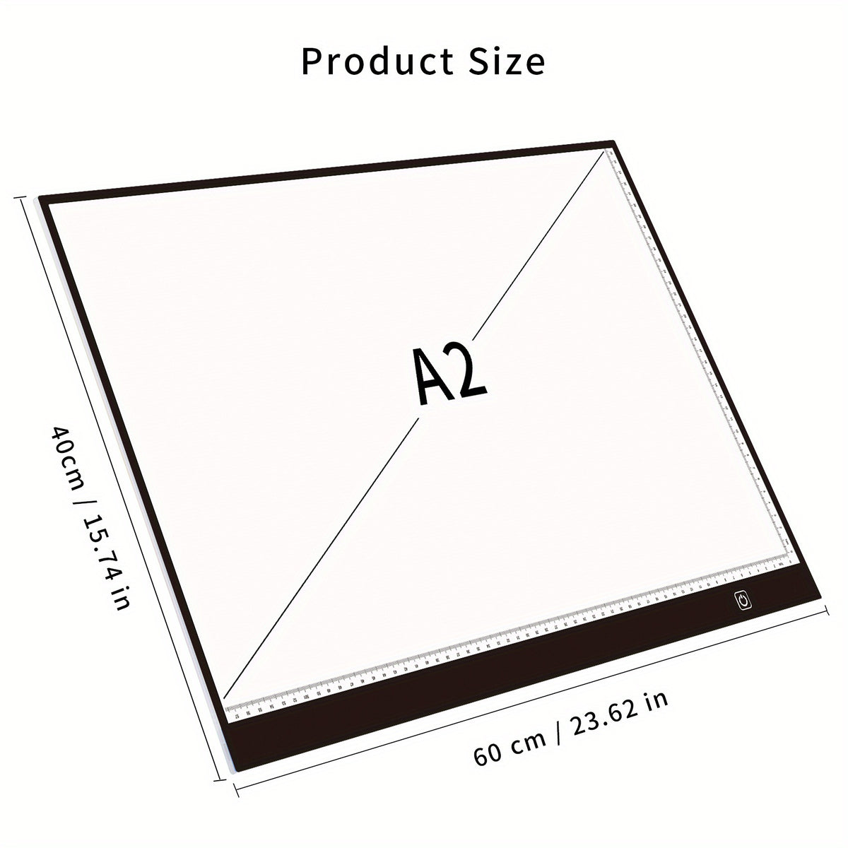 LED Tracing Light Pad with Adjustable Brightness, A2 and A3 Clip Set Options with Single or Double Light Bar References for Sketching and Diamond Painting