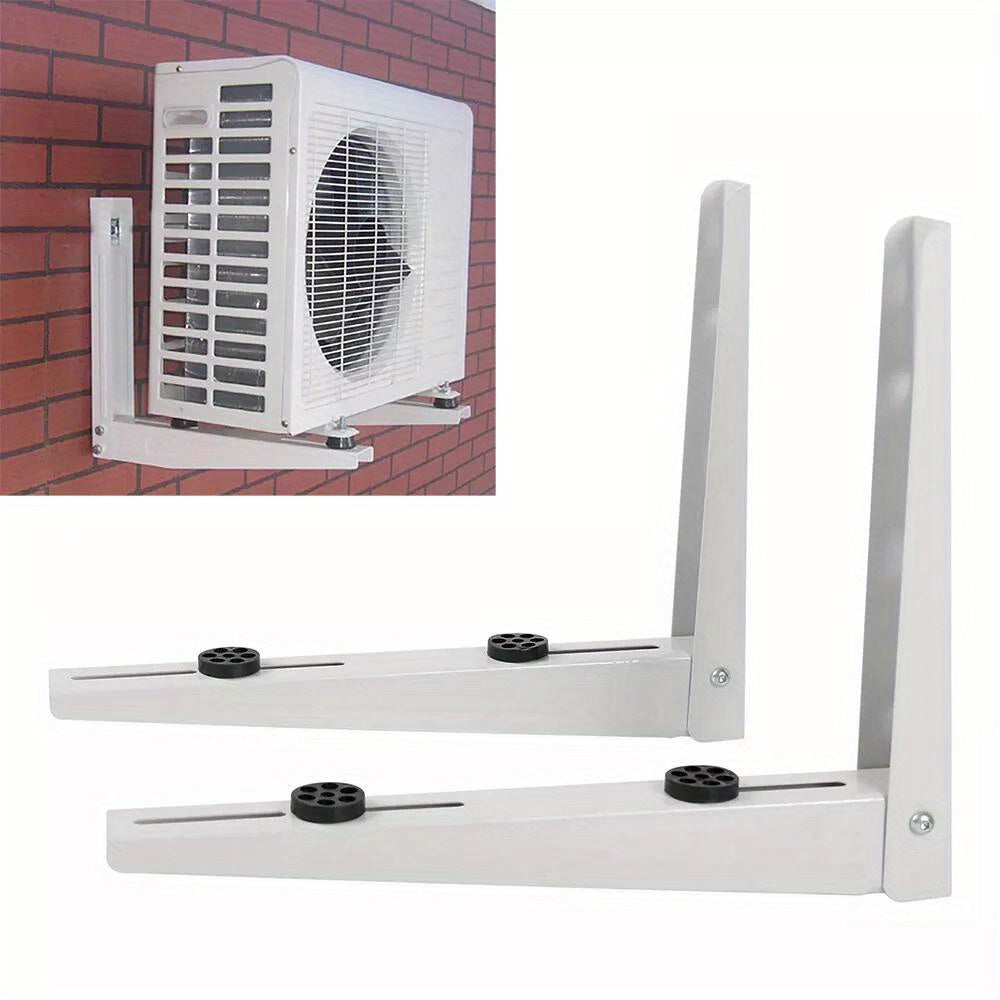 Heavy Duty Mini Split Wall Mount Bracket, Outdoor Air Conditioner and Heat Pump Wall Bracket for 9000-18000 BTU Ductless AC and Heating Systems, Rust-Resistant Steel Support for Safe Mounting and Easy Installation