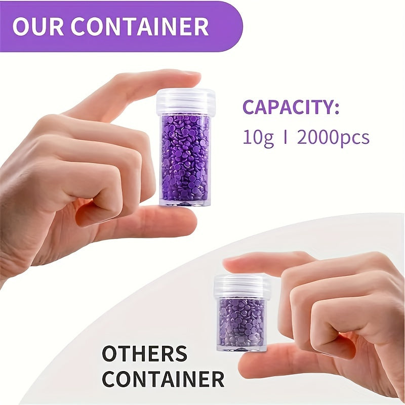 Purple Diamond Art Bead Organizer with 30, 120 or 240 Slot Options, Portable Diamond Painting Storage Container with Listed Drawing Kit for Craft Supply Sorting