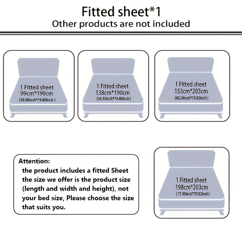 Fitted Mattress Protector with Listed 9–15 Inch Pocket Range, Single Solid-Color Bed Cover in Twin, Full, Queen and King Sizes with Nine Color Labels